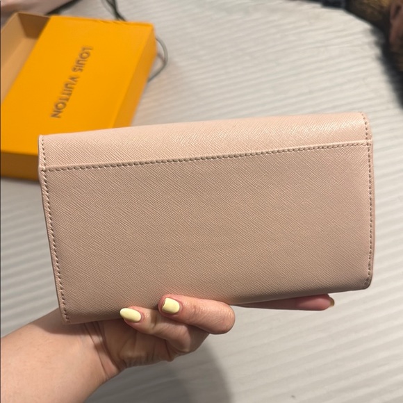 Kate Spade Pink Wallet with Red Heart Accents - Picture 2 of 6